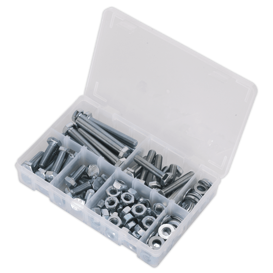 Setscrew, Nut & Washer Assortment 150pc High Tensile M10 Metric : Model No.AB052SNW
