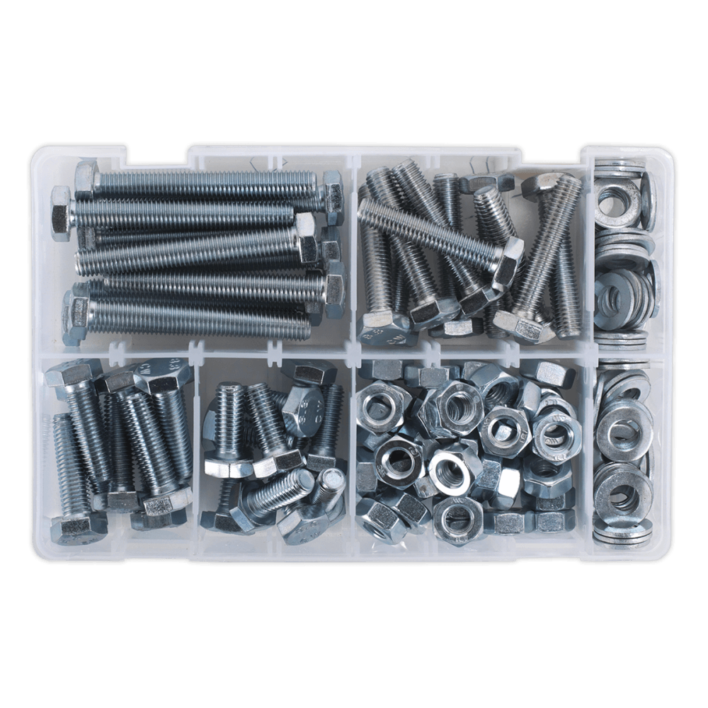 Setscrew, Nut & Washer Assortment 150pc High Tensile M10 Metric : Model No.AB052SNW