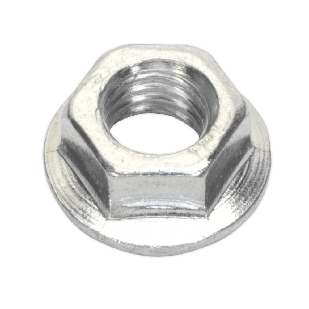 Flange Nut Serrated M5 Zinc DIN 6923 Pack of 100 : Model No.FN5