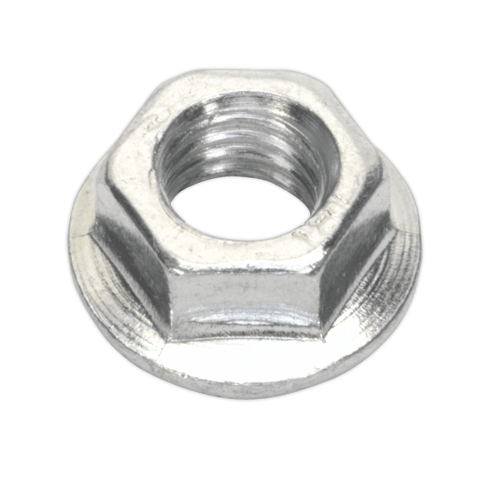 Flange Nut Serrated M5 Zinc DIN 6923 Pack of 100 : Model No.FN5