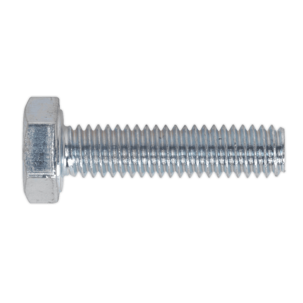 HT Setscrew M4 x 10mm 8.8 Zinc DIN 933 Pack of 50 : Model No.SS410