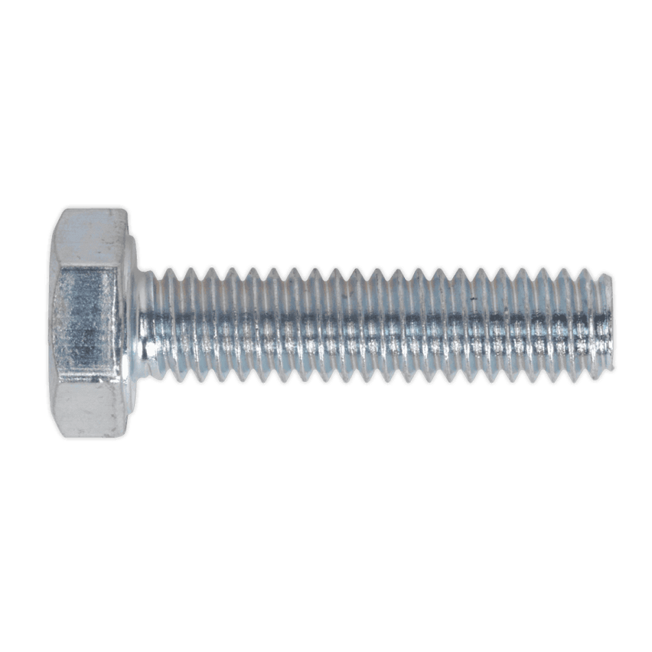 HT Setscrew M4 x 10mm 8.8 Zinc DIN 933 Pack of 50 : Model No.SS410