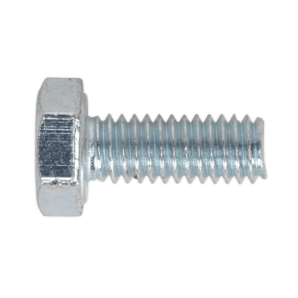 HT Setscrew M4 x 16mm 8.8 Zinc DIN 933 Pack of 50 : Model No.SS416