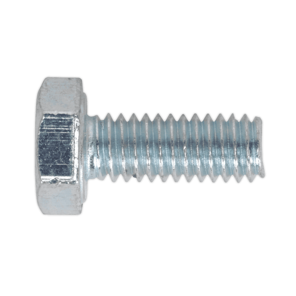 HT Setscrew M4 x 16mm 8.8 Zinc DIN 933 Pack of 50 : Model No.SS416