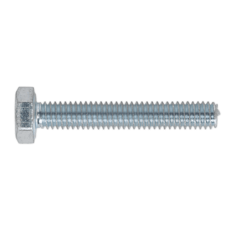 HT Setscrew M4 x 25mm 8.8 Zinc DIN 933 Pack of 50 : Model No.SS425