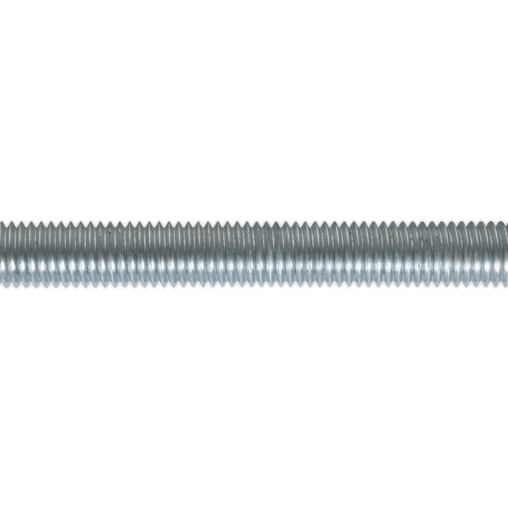 Studding M12 x 1mtr Zinc DIN 975 Pack of 5 : Model No.STUD12