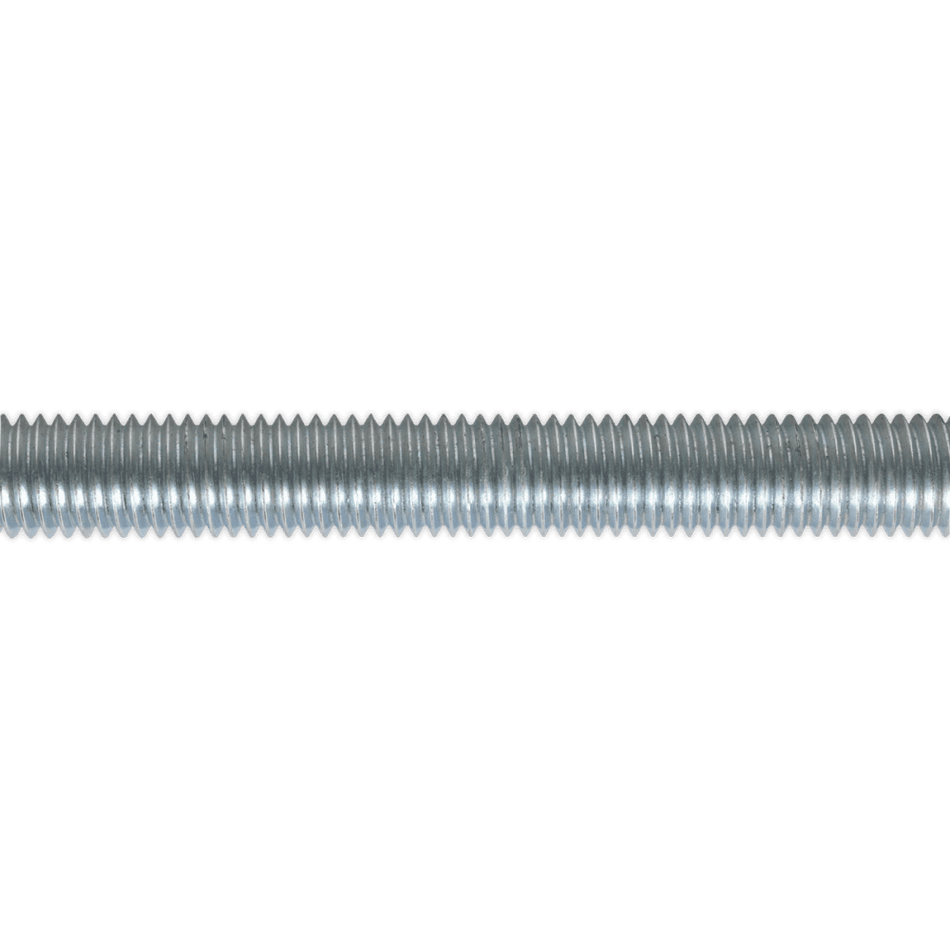 Studding M12 x 1mtr Zinc DIN 975 Pack of 5 : Model No.STUD12