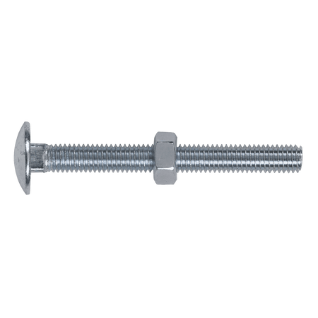 Coach Bolt & Nut M8 x 75mm Zinc DIN 603 Pack of 50 : Model No.CBN875