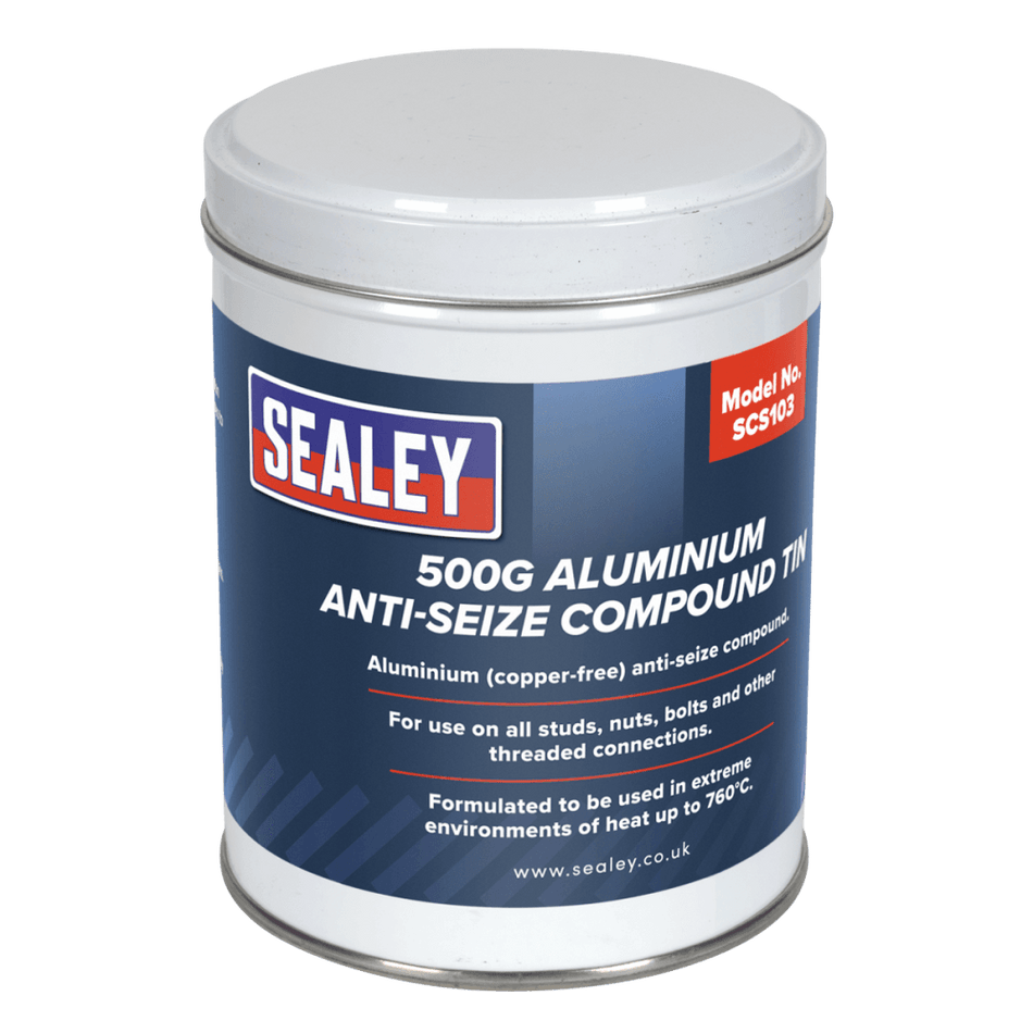 Aluminium Anti-Seize Compound 500g Tin : Model No.SCS103