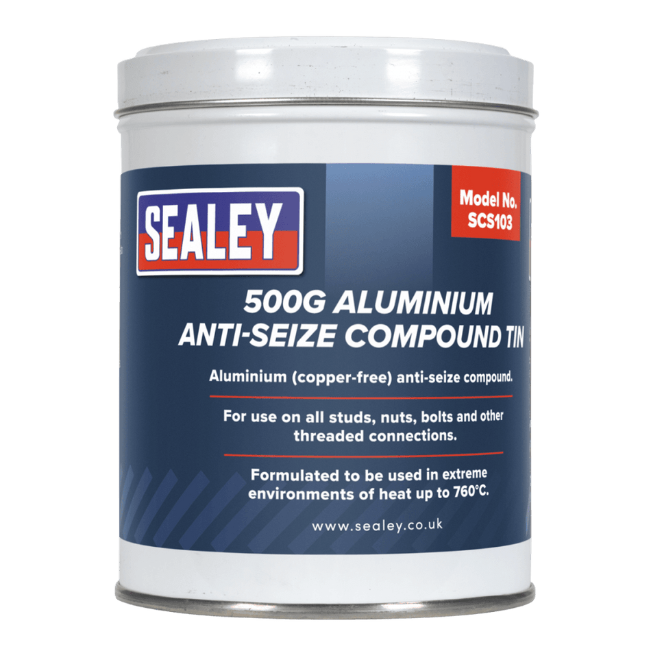 Aluminium Anti-Seize Compound 500g Tin : Model No.SCS103