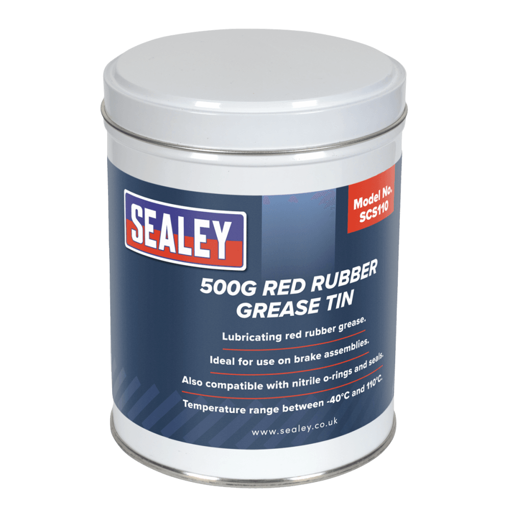 Red Rubber Grease 500g Tin : Model No.SCS110