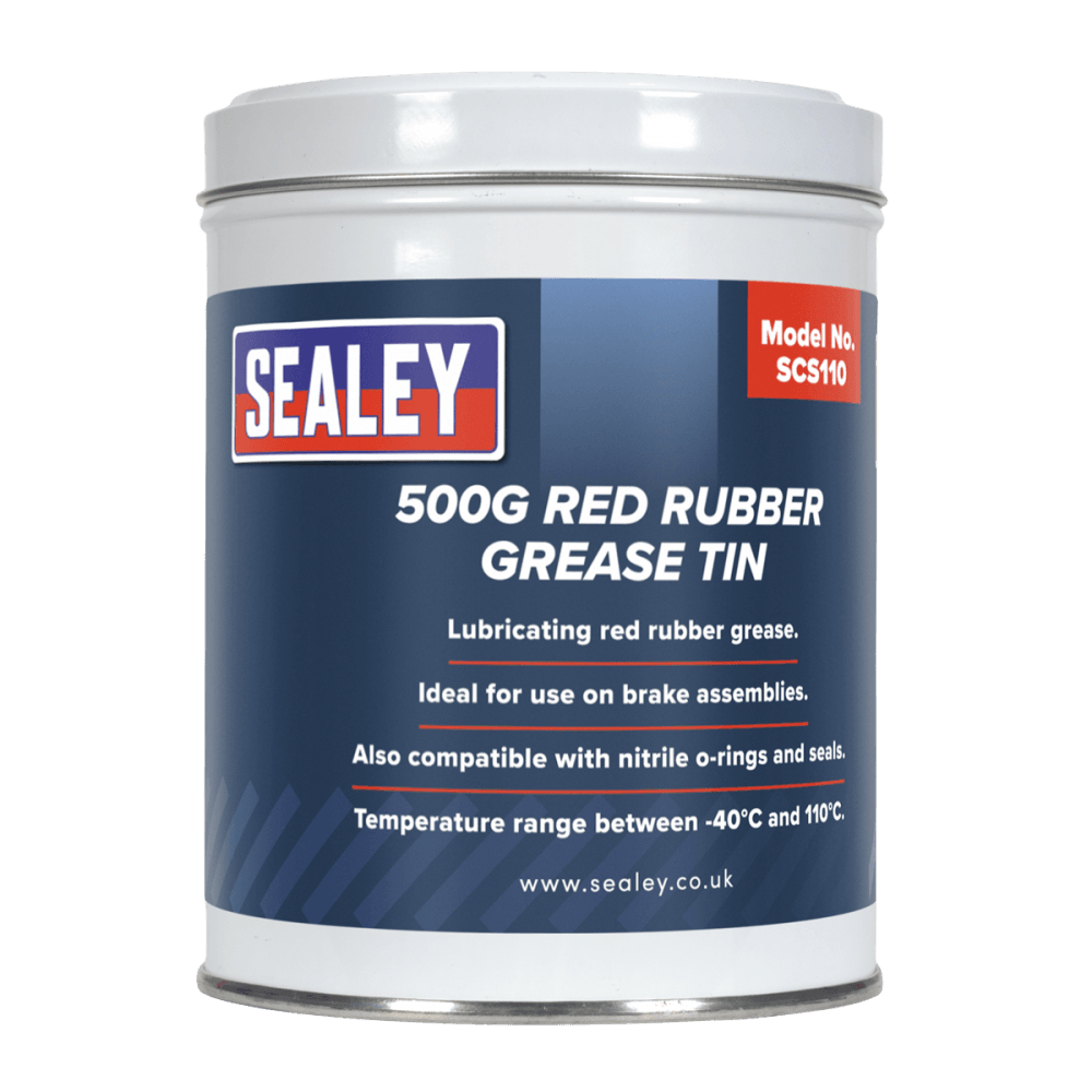 Red Rubber Grease 500g Tin : Model No.SCS110