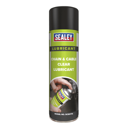 Chain & Cable Clear Lubricant 500ml Pack of 6 : Model No.SCS017