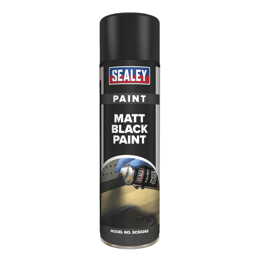 Black Matt Paint 500ml Pack of 6 : Model No.SCS026