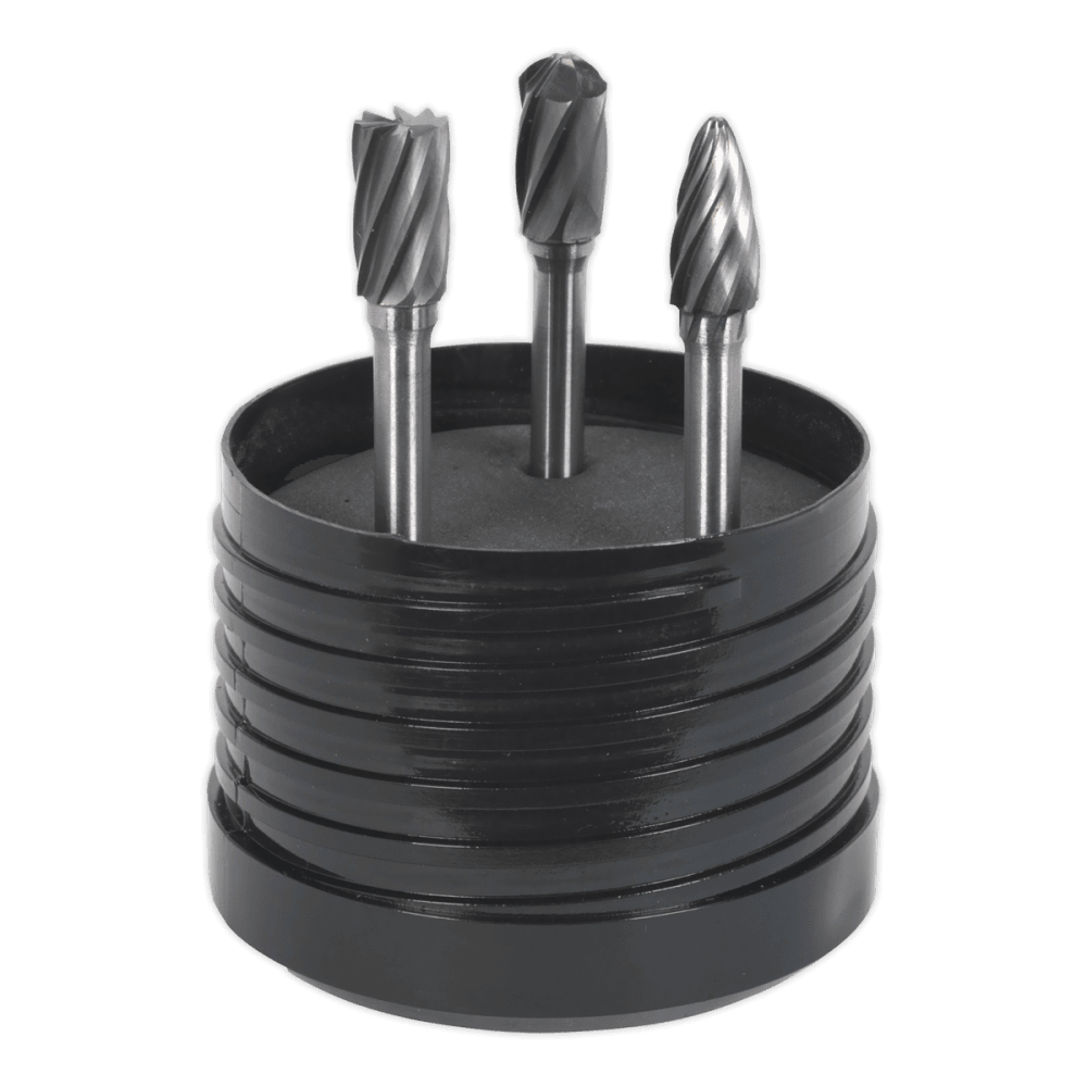 Tungsten Carbide Rotary Burr Set 3pc - Ripper/Coarse : Model No.SDBCK3