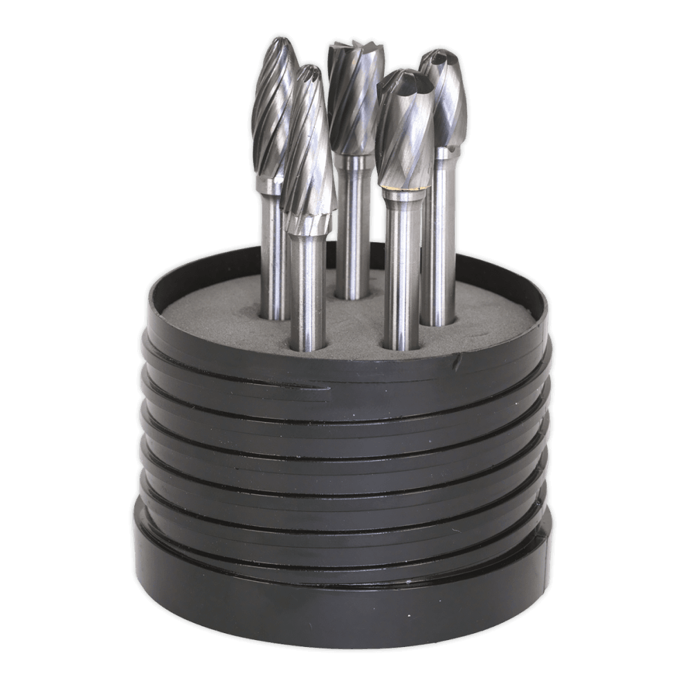 Ripper/Coarse Tungsten Carbide Rotary Burr Set 5pc : Model No.SDBCK5