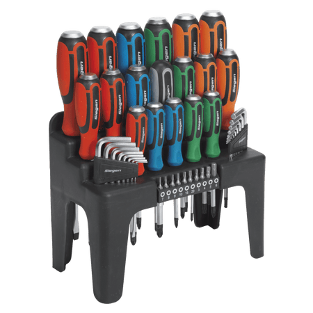 Hammer-Thru Screwdriver, Hex Key & Bit Set 44pc : Model No.S01106