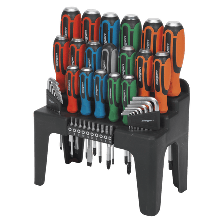 Hammer-Thru Screwdriver, Hex Key & Bit Set 44pc : Model No.S01106