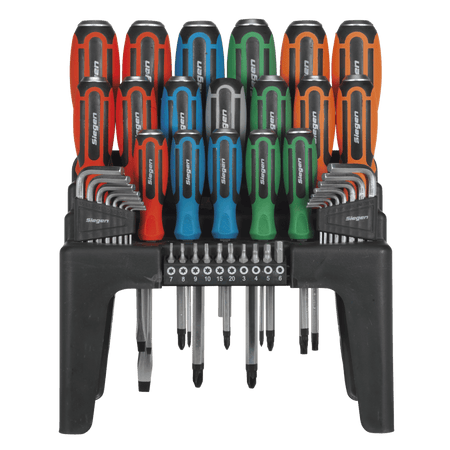 Hammer-Thru Screwdriver, Hex Key & Bit Set 44pc : Model No.S01106