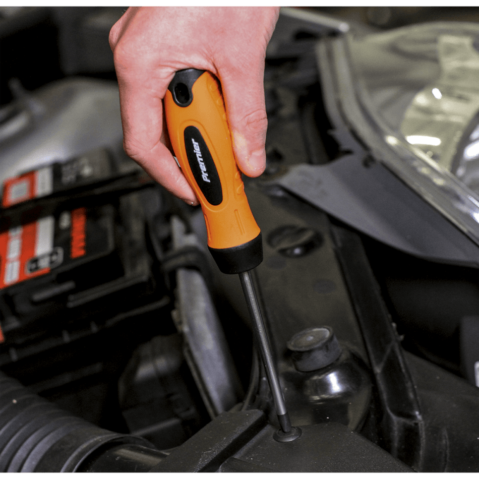 Screwdriver Set 8pc Hi-Vis Orange : Model No.HV003