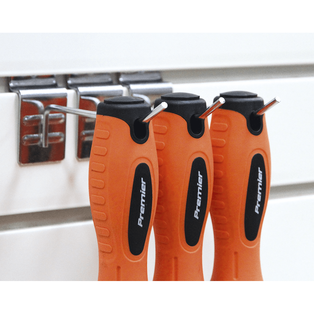 Screwdriver Set 8pc Hi-Vis Orange : Model No.HV003