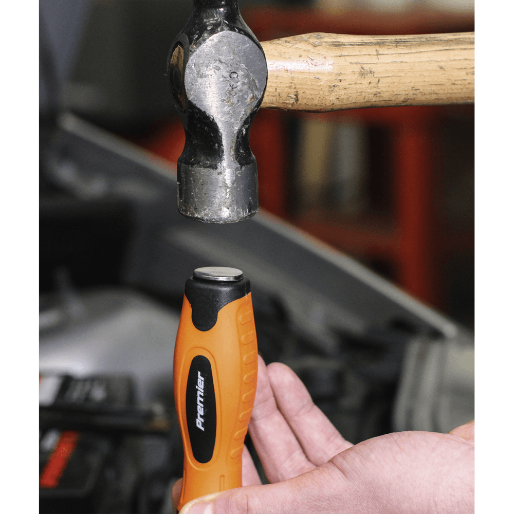 Screwdriver Set 8pc Hammer-Thru Hi-Vis Orange : Model No.HV004