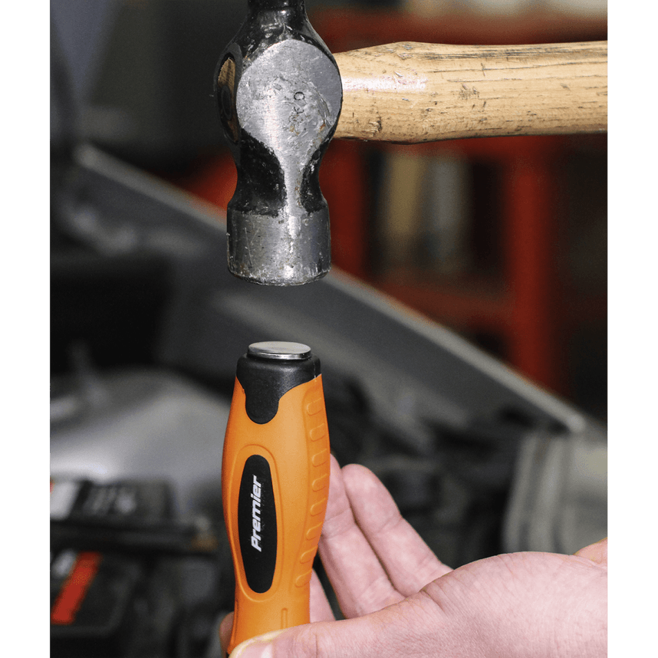 Screwdriver Set 8pc Hammer-Thru Hi-Vis Orange : Model No.HV004