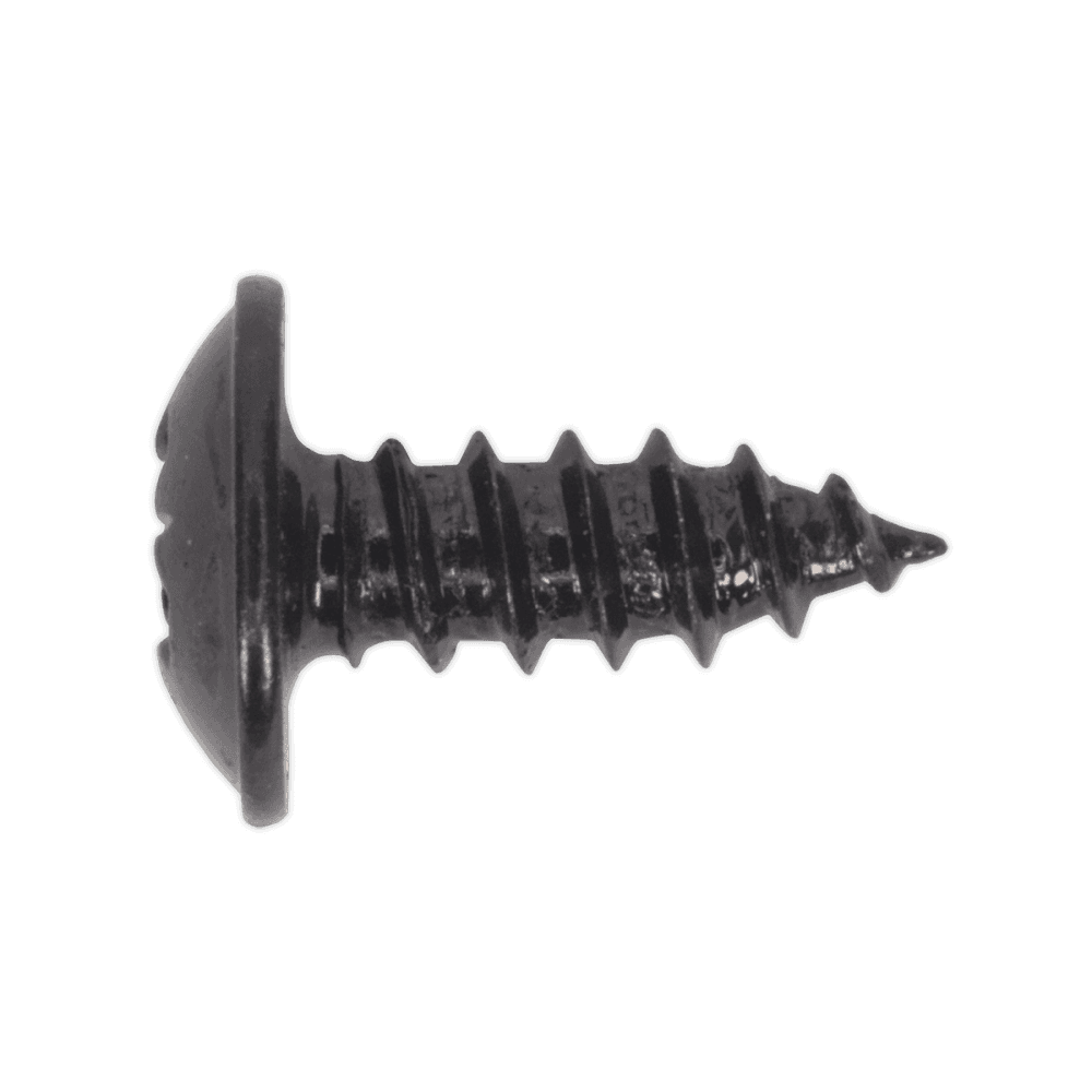 Self Tapping Screw 3.5 x 10mm Flanged Head Black Pozi BS 4174 Pack of 100 : Model No.BST3510