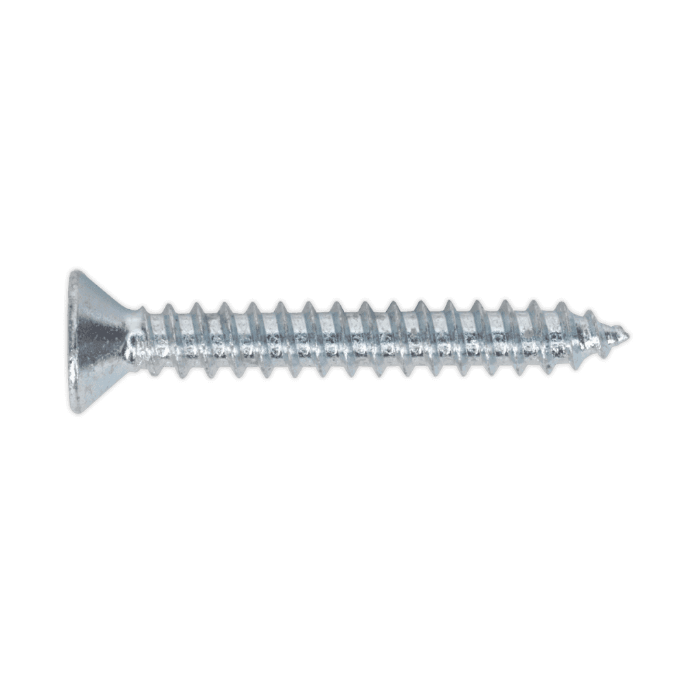 Self Tapping Screw 3.5 x 25mm Countersunk Pozi DIN 7982 Pack of 100 : Model No.ST3525