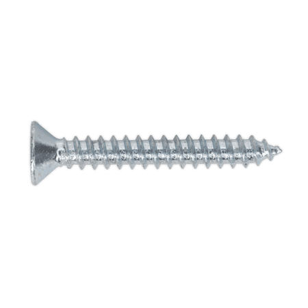 Self Tapping Screw 3.5 x 25mm Countersunk Pozi DIN 7982 Pack of 100 : Model No.ST3525