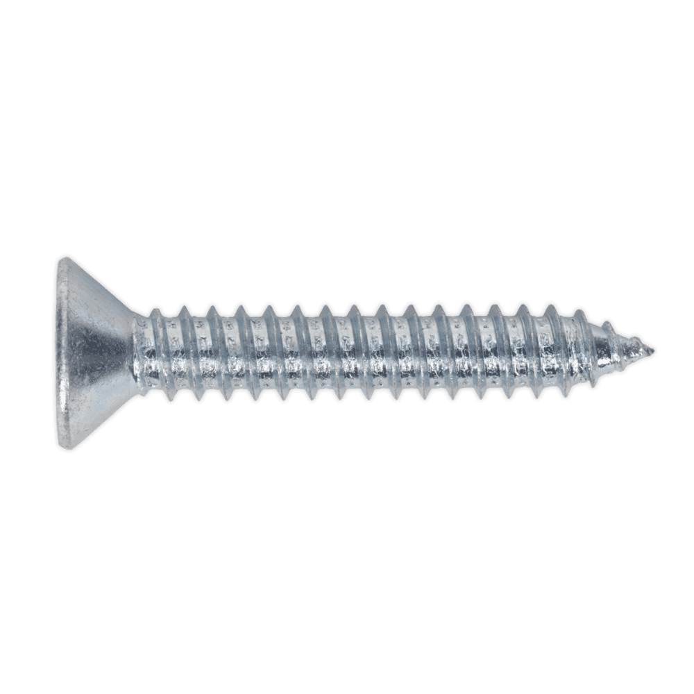 Self Tapping Screw 6.3 x 38mm Countersunk Pozi DIN 7982 Pack of 100 : Model No.ST6338