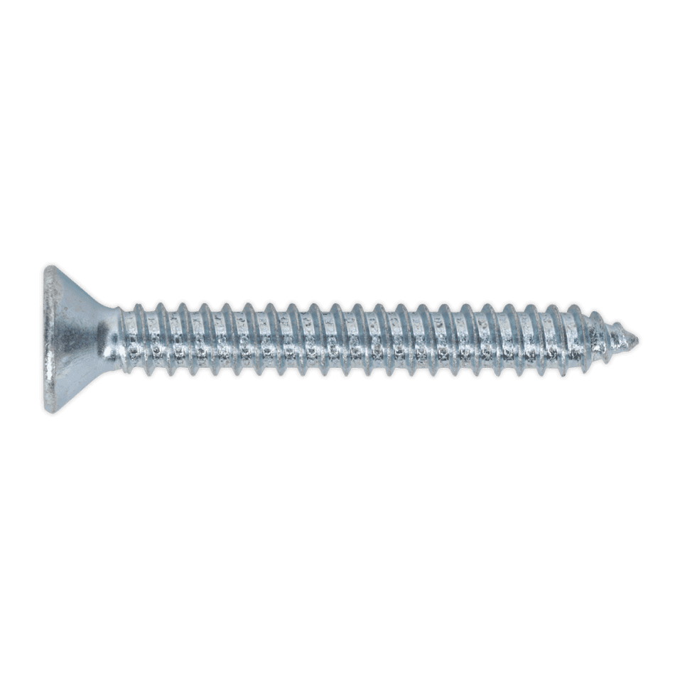 Self Tapping Screw 6.3 x 51mm Countersunk Pozi DIN 7982 Pack of 100 : Model No.ST6351