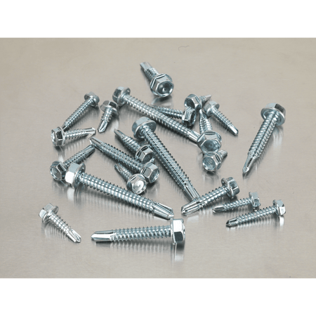 Self Drilling Screw Assortment 410pc Hex Head Zinc DIN 7504K : Model No.AB061SDH