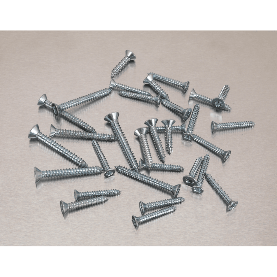Self Tapping Screw Assortment 510pc Countersunk Pozi Zinc DIN 7982 : Model No.AB062STCS