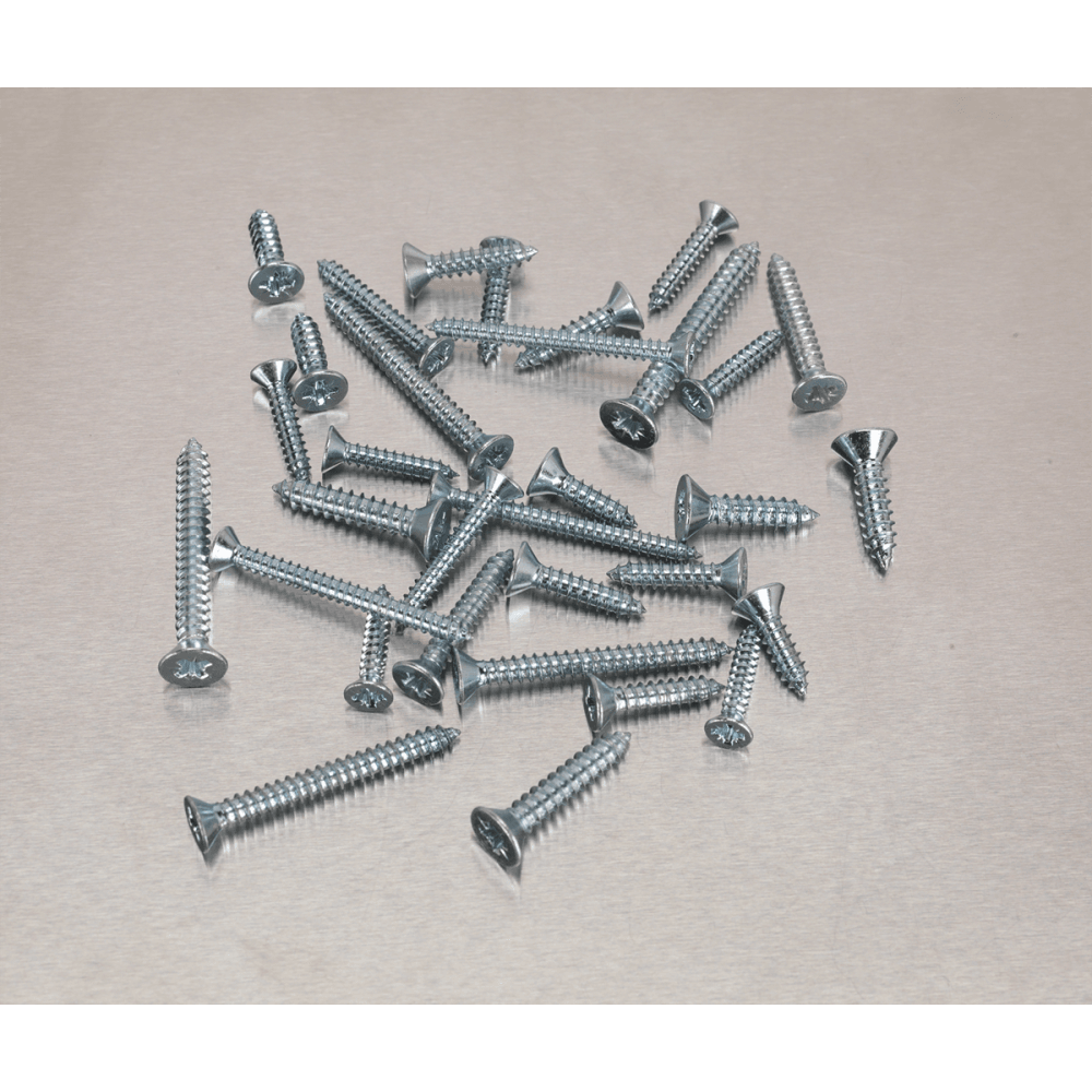 Self Tapping Screw Assortment 600pc Countersunk Pozi Zinc DIN 7982 : Model No.AB065STCP
