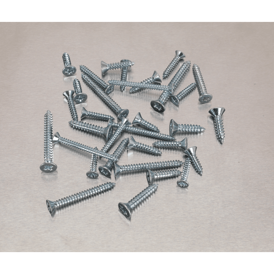 Self Tapping Screw Assortment 600pc Countersunk Pozi Zinc DIN 7982 : Model No.AB065STCP