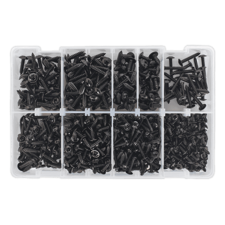 Self Tapping Screw Assortment 700pc Flanged Head BS 4174 : Model No.AB066STBK