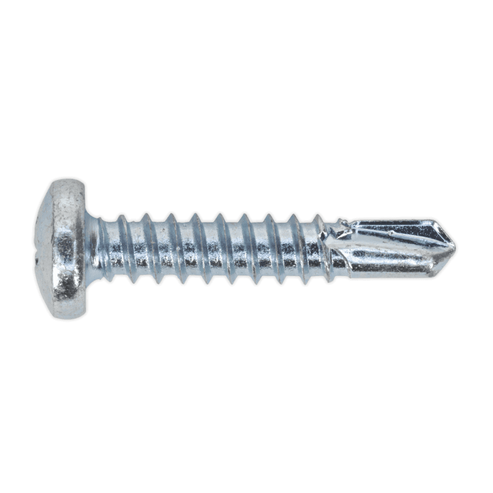 Self Drilling Screw 4.8 x 25mm Pan Head Phillips Zinc D7504N Pack of 100 : Model No.SDPH4825