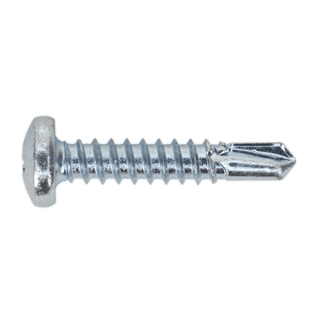 Self Drilling Screw 4.8 x 25mm Pan Head Phillips Zinc D7504N Pack of 100 : Model No.SDPH4825