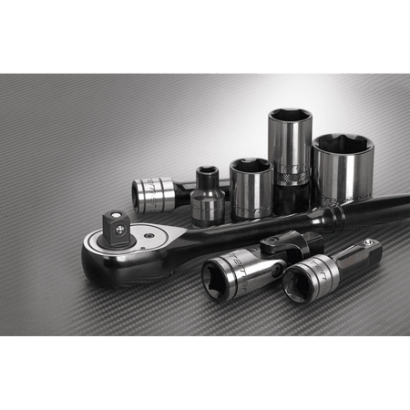 Premier Black Socket Set 1/2"Sq Drive 28pc : Model No.AK7972
