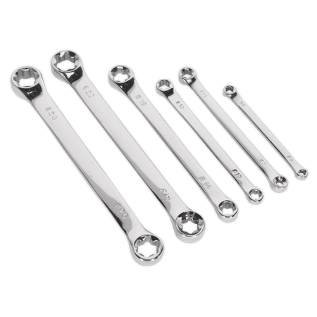 TRX-Star Double End Spanner Set 6pc : Model No.S01107