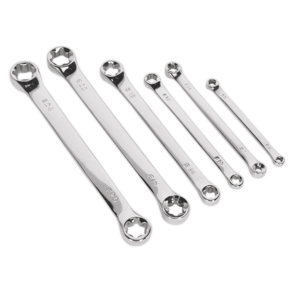 TRX-Star Double End Spanner Set 6pc : Model No.S01107