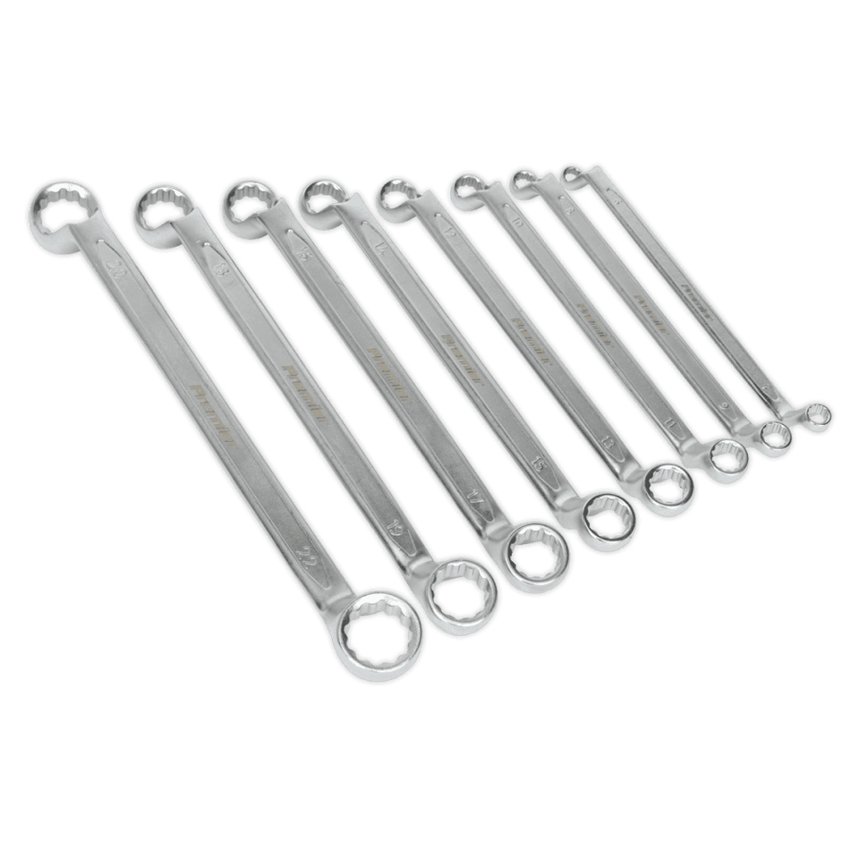 Offset Double End Ring Spanner Set 8pc Metric : Model No.AK6327