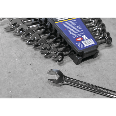 Combination Ratchet Spanner Set 10pc Extra-Long Metric : Model No.AK63914