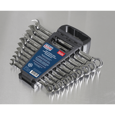 Combination Ratchet Spanner Set 10pc Extra-Long Metric : Model No.AK63914