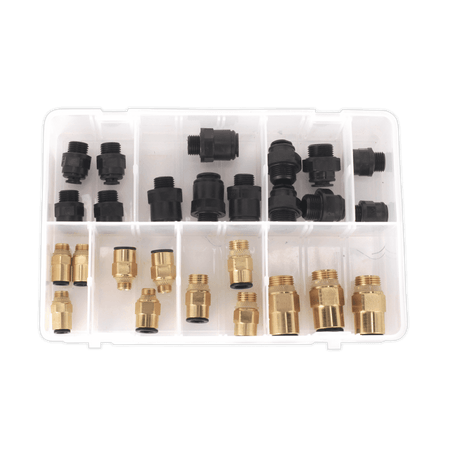Metric/Imperial John Guest® Thread Adaptor Assortment 30pc : Model No.AB072JG