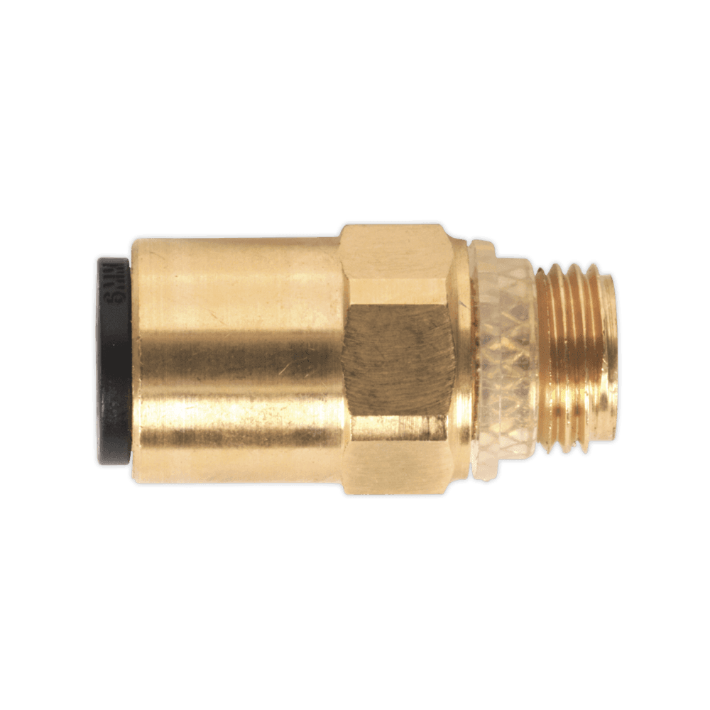 Brass SuperThread Straight Adaptor 6mm x 1/8"BSP Pack of 2 : Model No.JGBC618