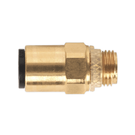 Brass SuperThread Straight Adaptor 6mm x 1/8"BSP Pack of 2 : Model No.JGBC618