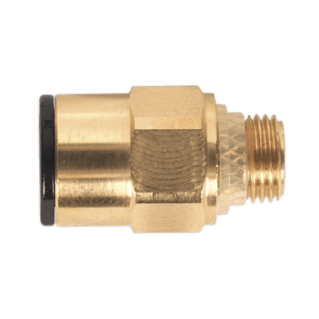 Brass SuperThread Straight Adaptor 8mm x 1/8"BSP Pack of 2 : Model No.JGBC818