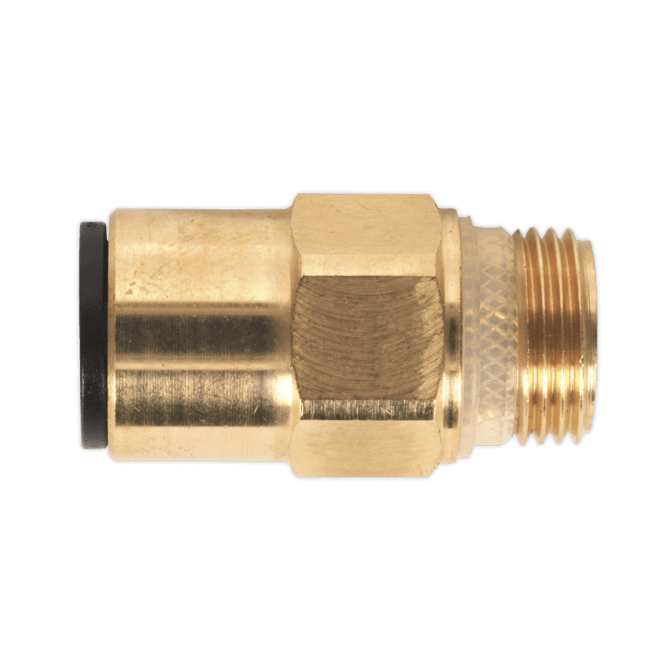 Brass SuperThread Straight Adaptor 12mm x 3/8"BSP Pack of 2 : Model No.JGBC1238